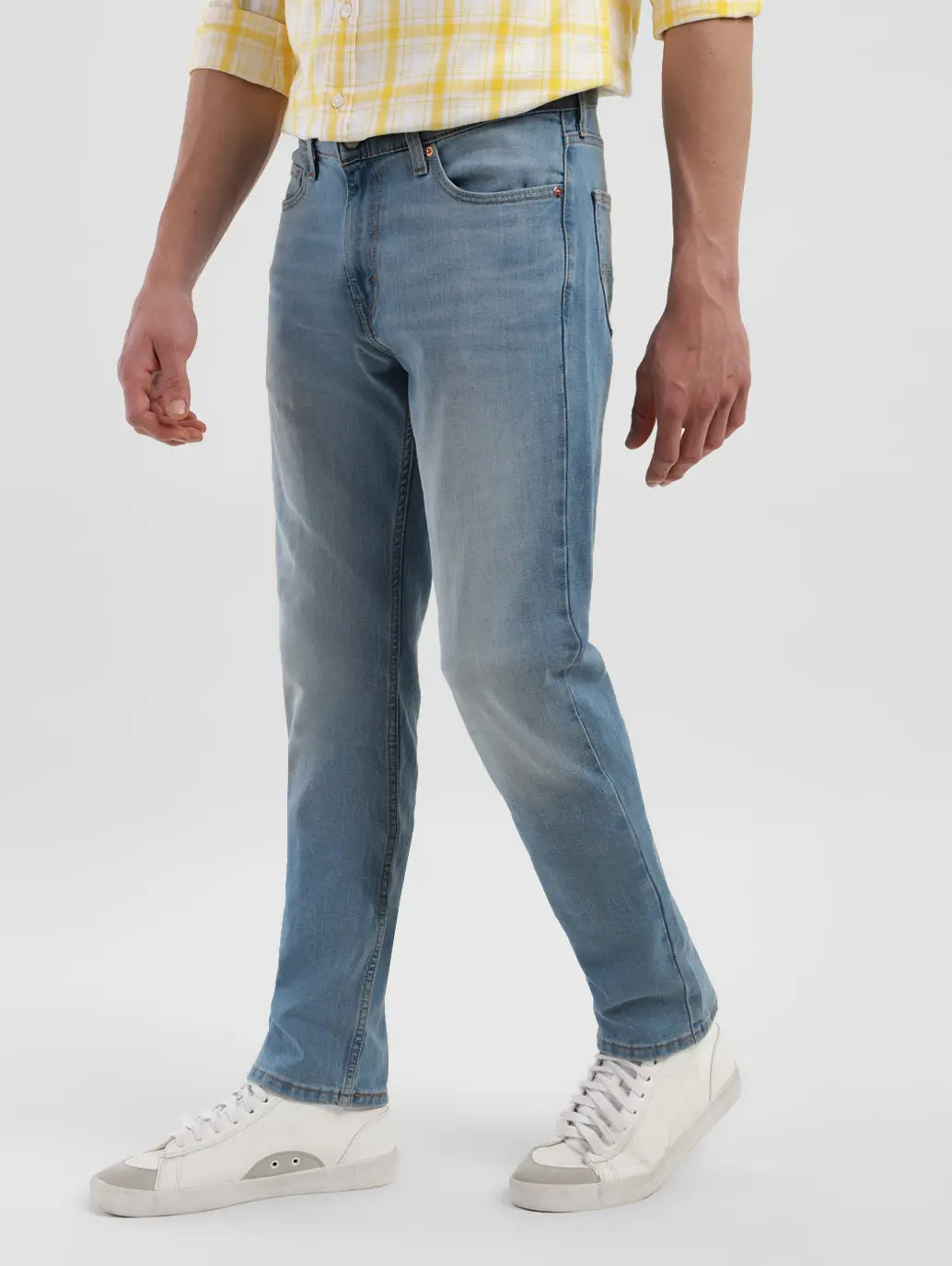 Men's 511 Blue Slim Fit Mid Rise Jeans 5