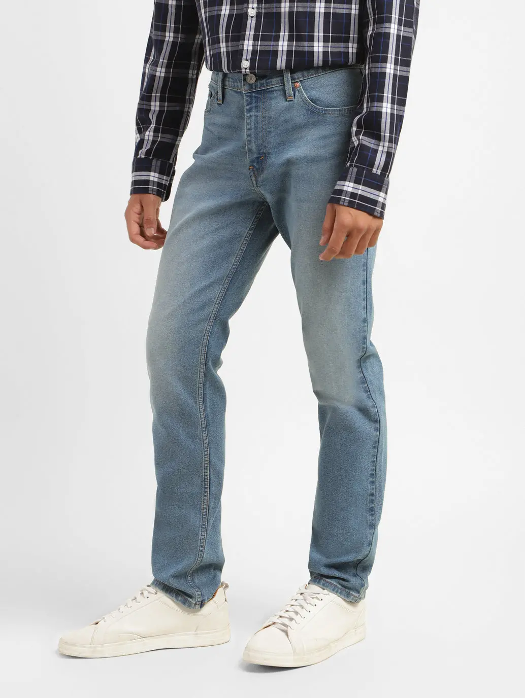 Men's 511 Blue Slim Fit Mid Rise Jeans 5