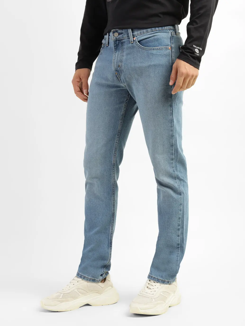 Men's 511 Blue Slim Fit Mid Rise Jeans 1
