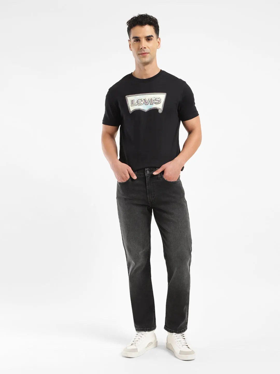 Men's 511 Black Slim Fit Mid Rise Jeans 1