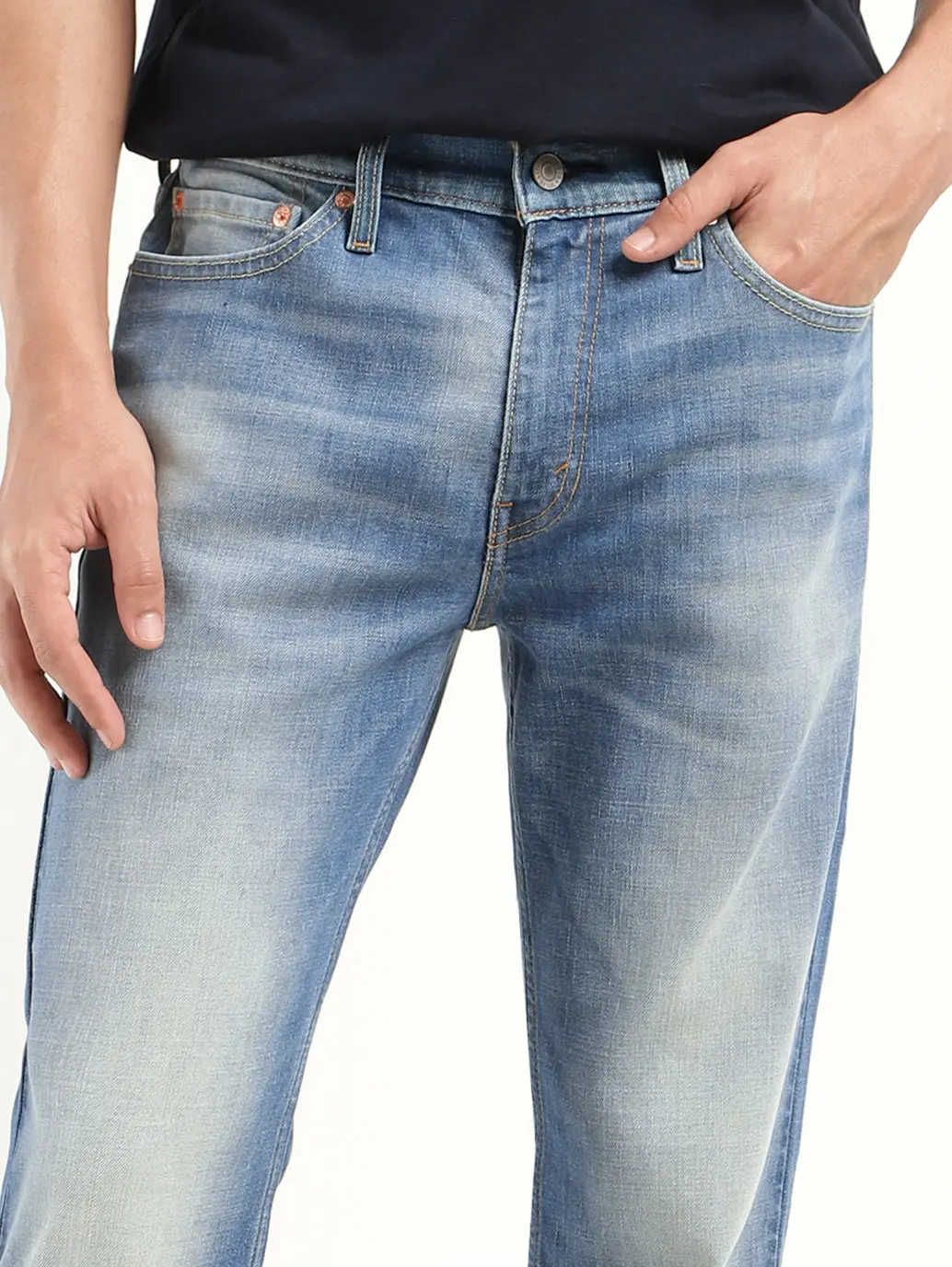 Men's 511 Blue Slim Fit Mid Rise Jeans 6