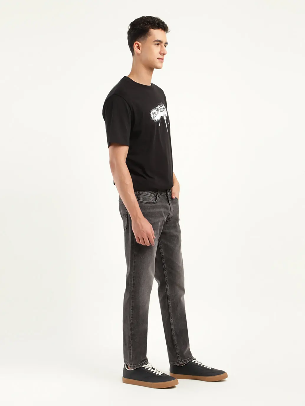 Men's 511 Black Slim Fit Mid Rise Jeans 1