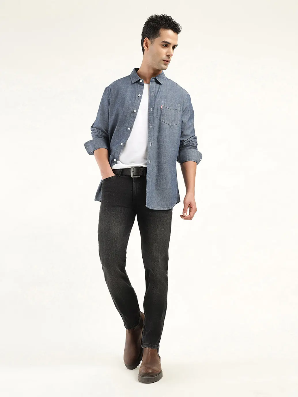 Men's 511 Black Slim Fit Mid Rise Jeans 1