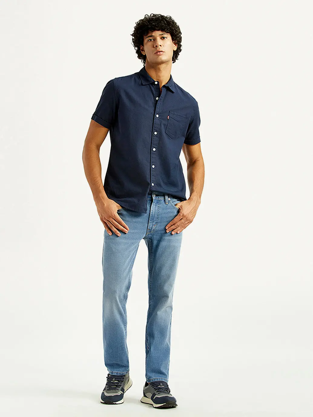 Men's 511 Med Indigo Slim Fit Mid Rise Jeans 1