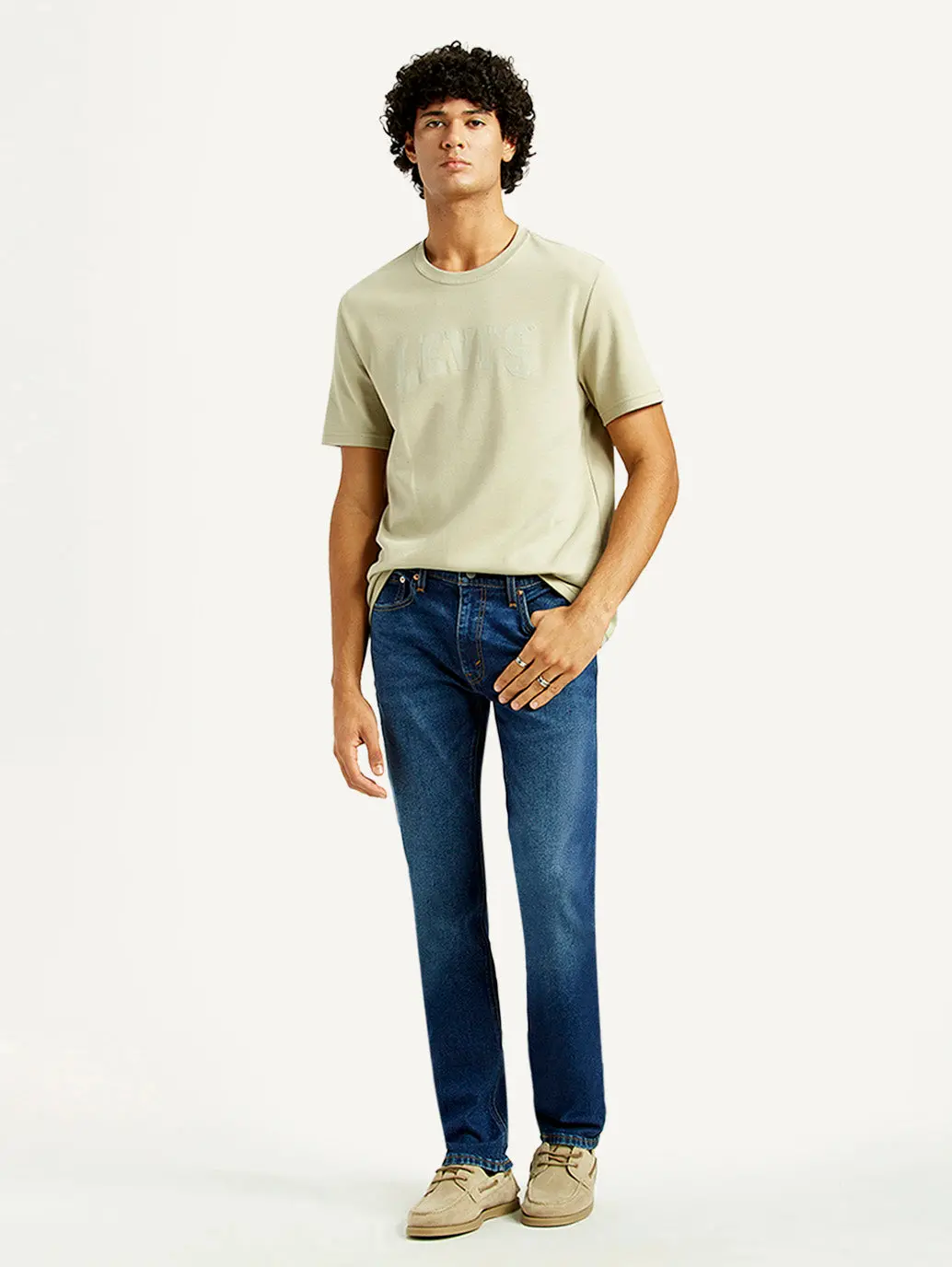 Men's 511 Dark Indigo Slim Fit Mid Rise Jeans 1