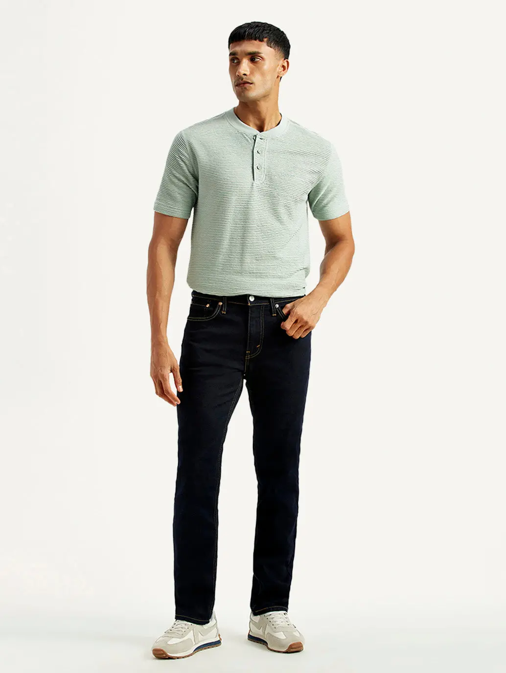 Men's 511 Dark Indigo Slim Fit Mid Rise Jeans 1