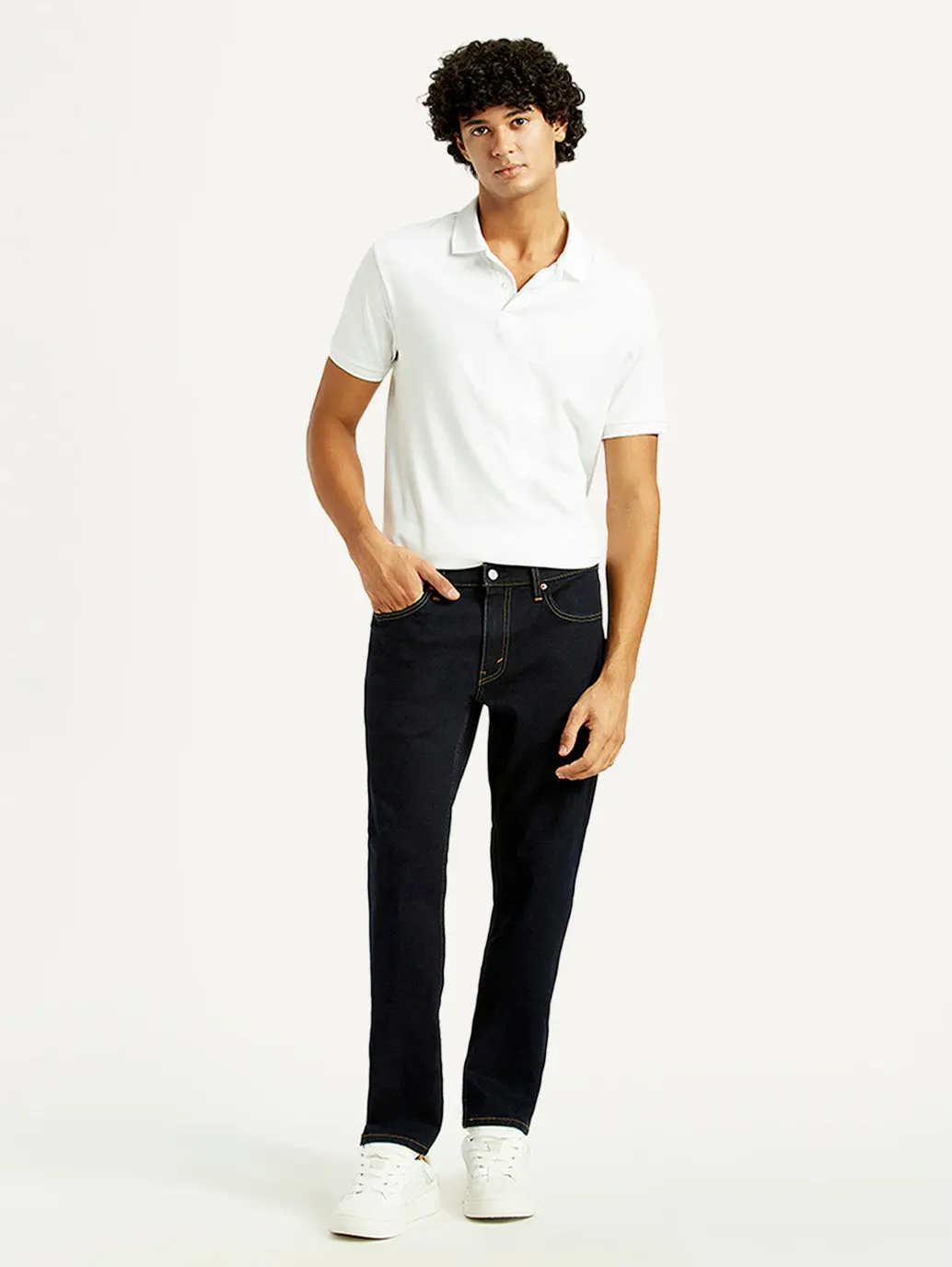 Men's 511 Dark Indigo Slim Fit Mid Rise Jeans 1