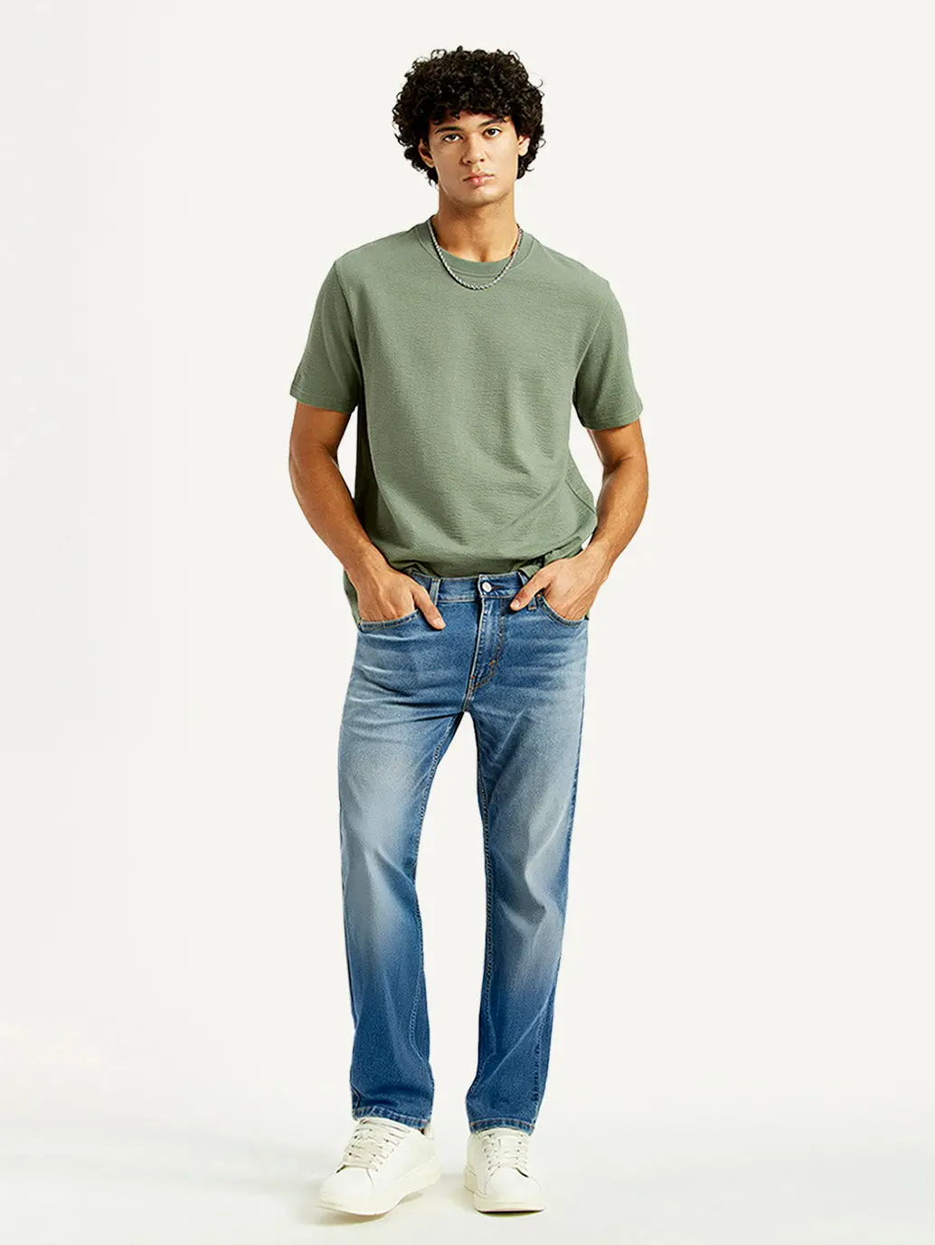 Men's 511 Med Indigo Slim Fit Mid Rise Jeans 1
