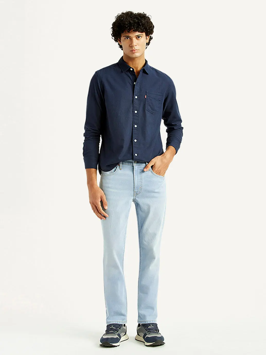 Men's 511 Light Indigo Slim Fit Mid Rise Jeans 1