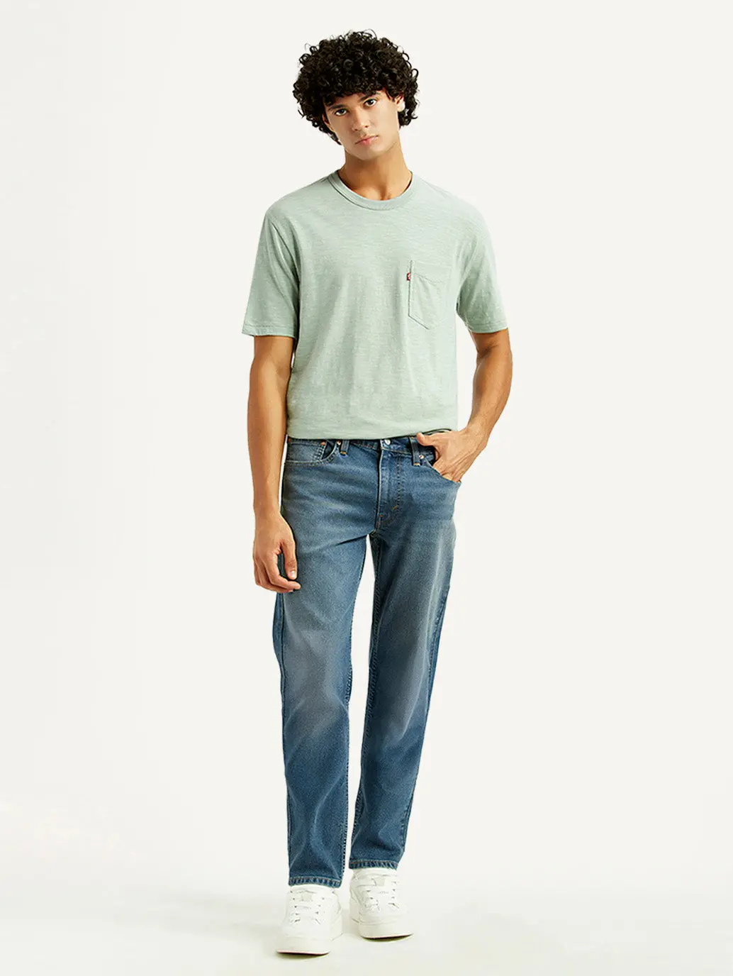 Men's 511 Mid Indigo Slim Fit Mid Rise Jeans 1