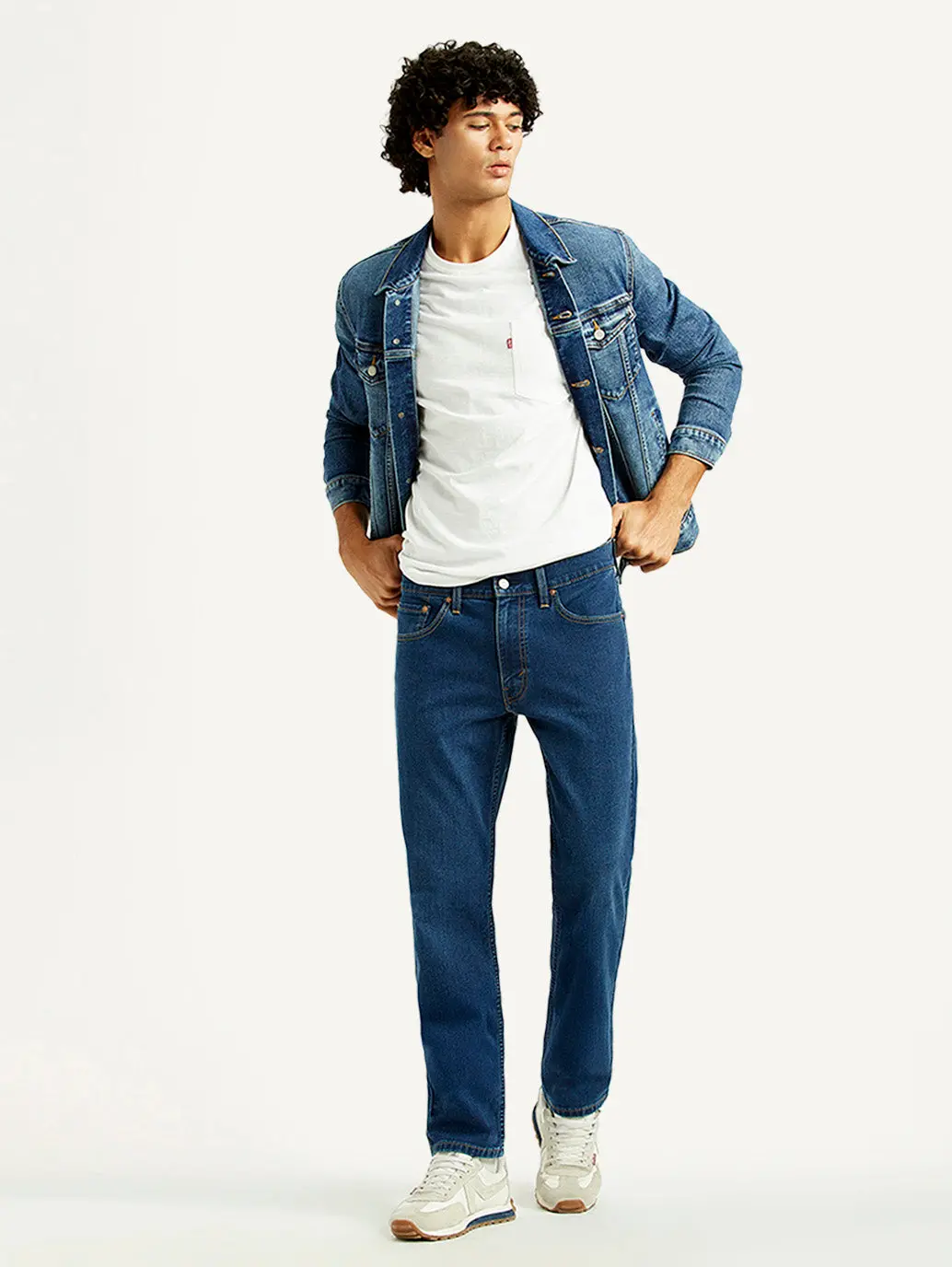 Men's 511 Dark Indigo Slim Fit Mid Rise Jeans 1