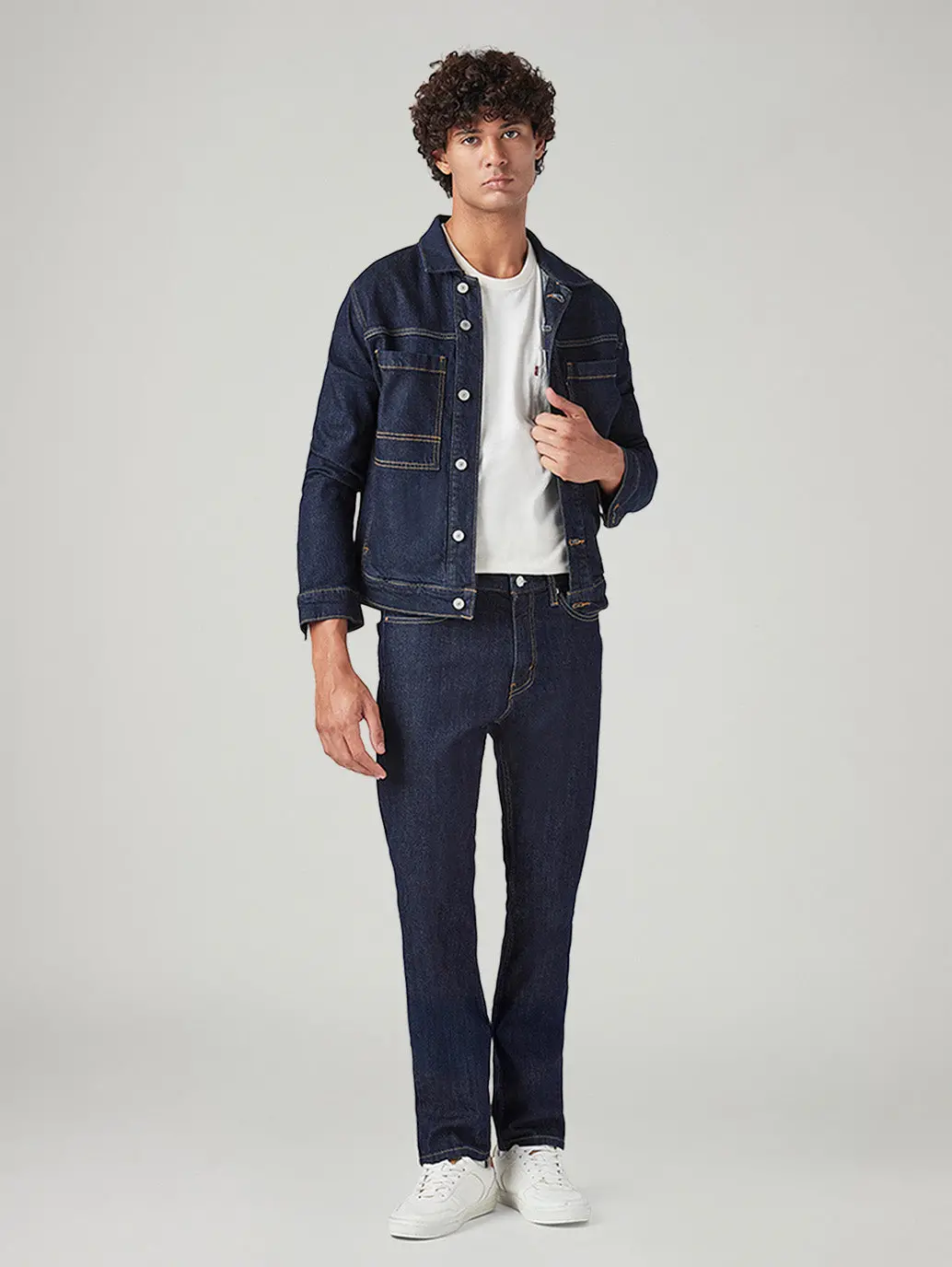 Men's 511 Dark Blue Slim Fit Mid Rise Jeans 1