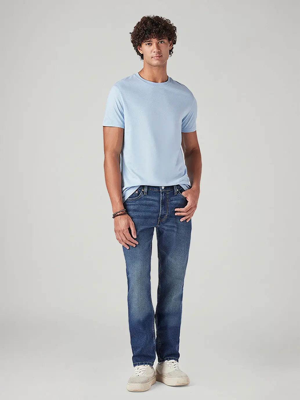 Men's 511 Blue Slim Fit Mid Rise Jeans 1