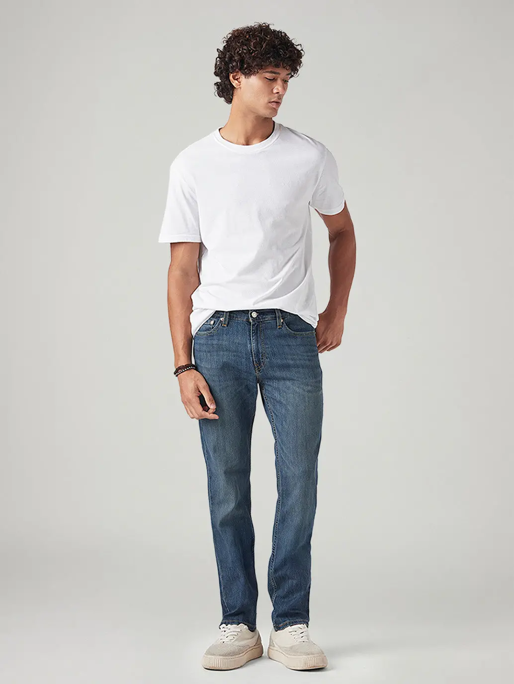 Men's 511 Blue Slim Fit Mid Rise Jeans 1