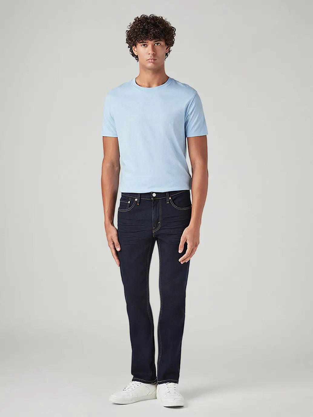 Men's 511 Dark Blue Slim Fit Mid Rise Jeans 1