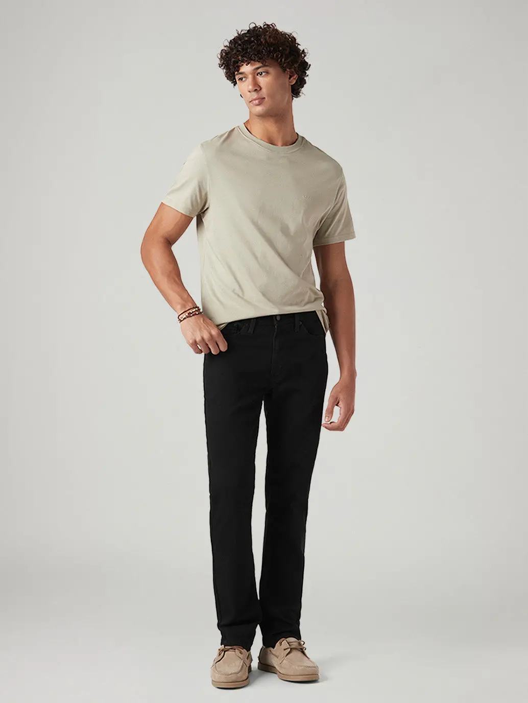 Men's 511 Black Slim Fit Mid Rise Jeans 1