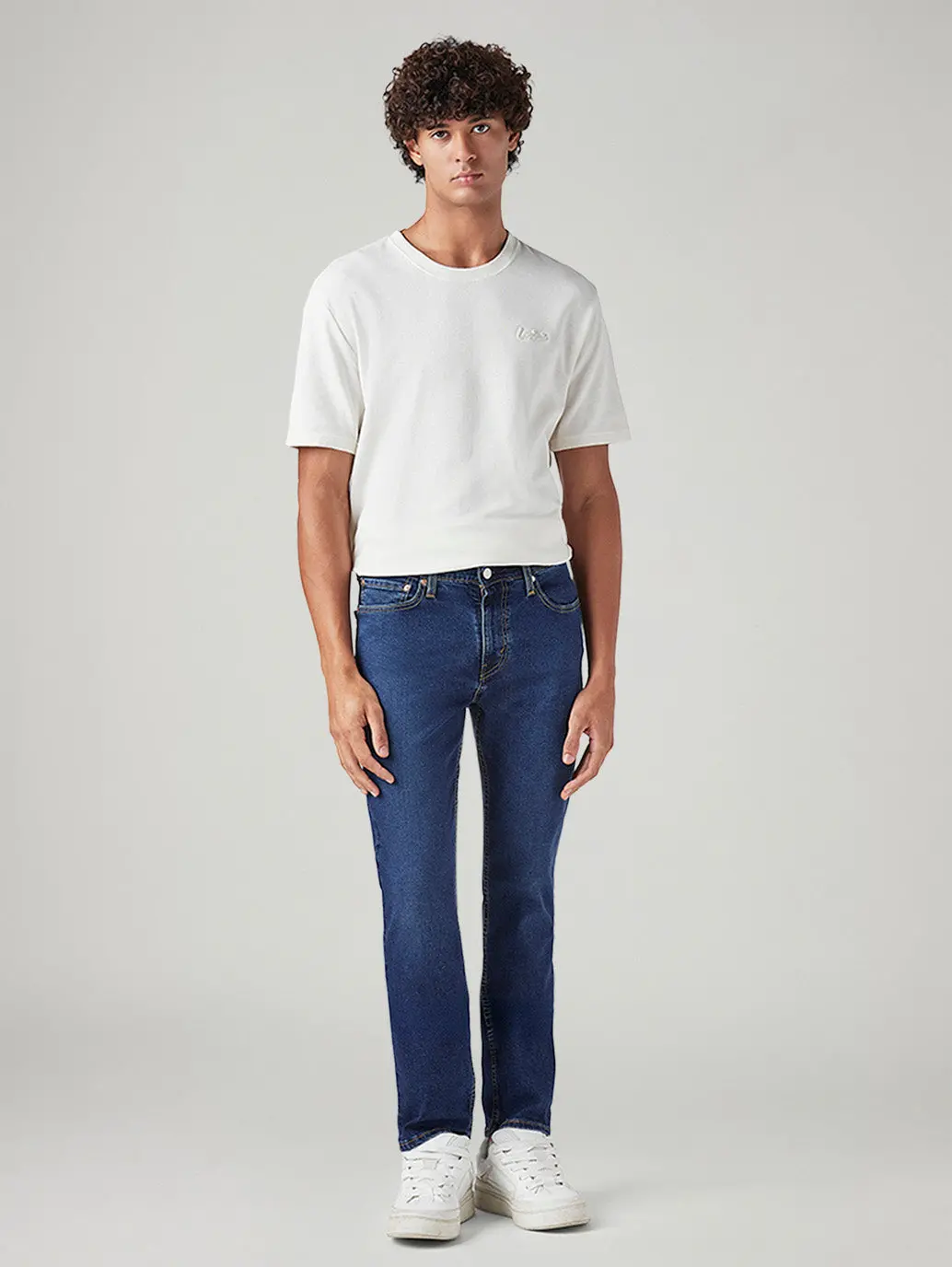 Men's 511 Blue Slim Fit Mid Rise Jeans 1