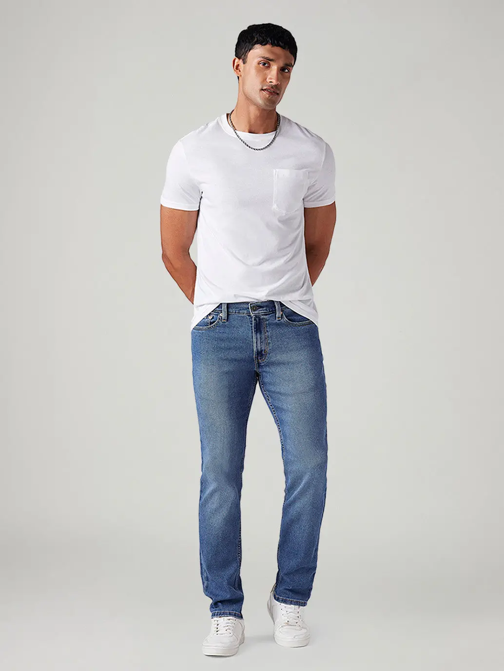 Men's 511 Light Indigo Slim Fit Mid Rise Jeans 1