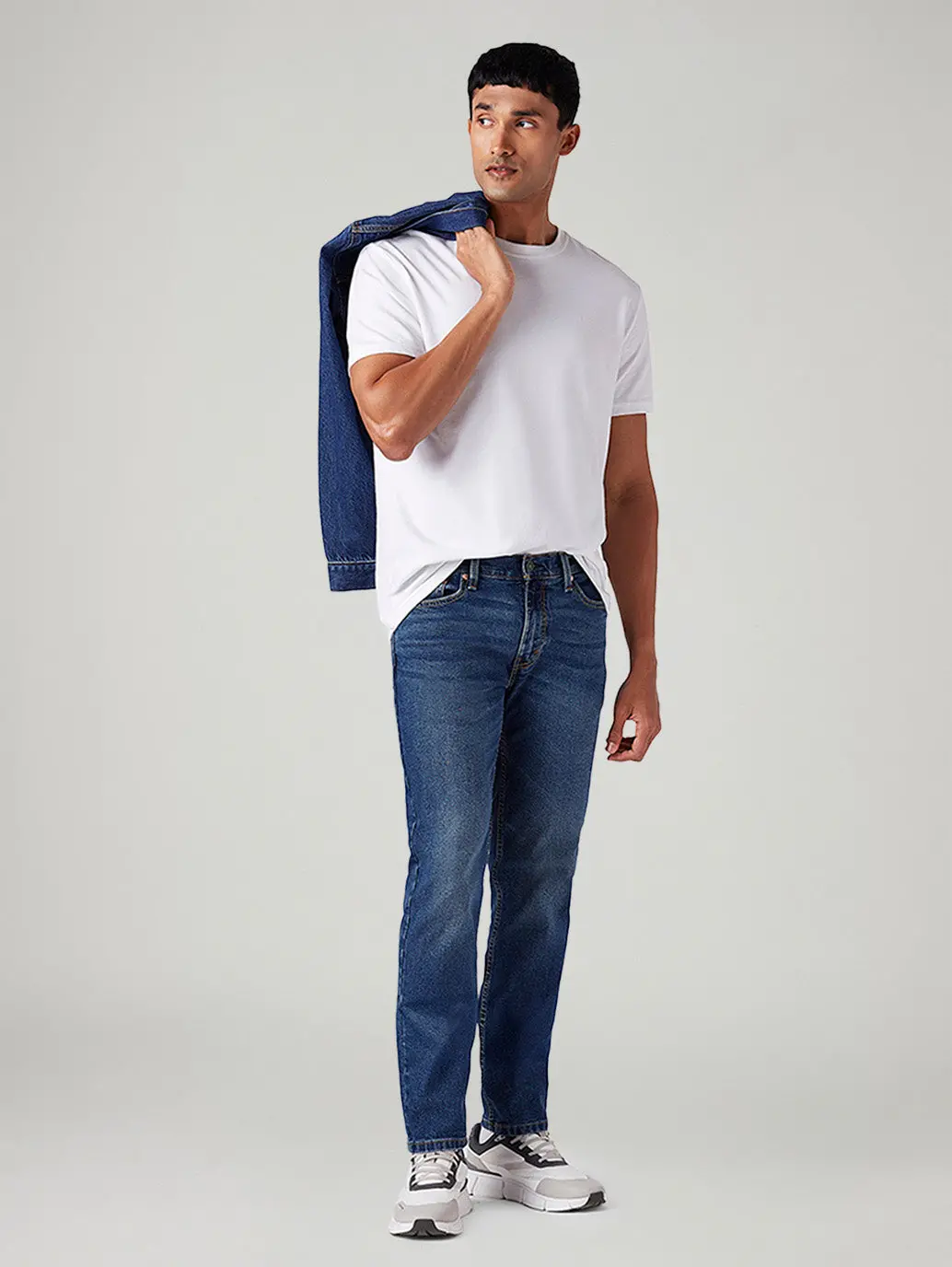 Men's 511 Dark Indigo Slim Fit Mid Rise Jeans 1