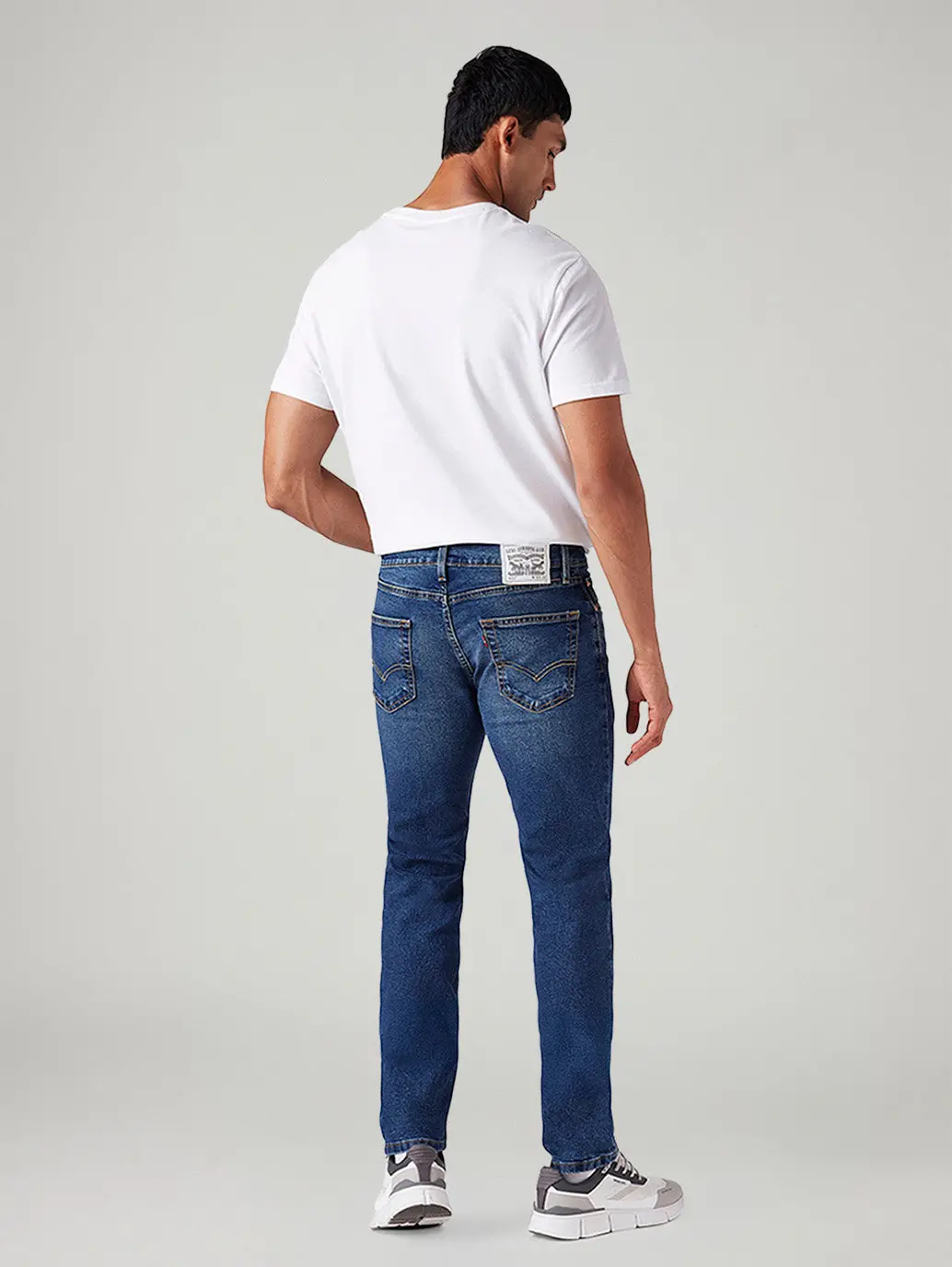 Men's 511 Dark Indigo Slim Fit Mid Rise Jeans 5