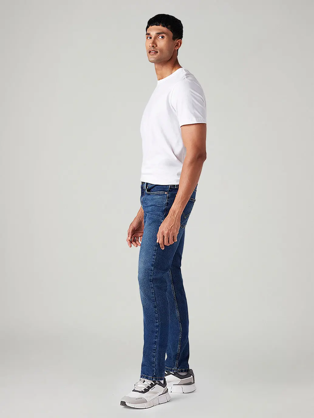 Men's 511 Dark Indigo Slim Fit Mid Rise Jeans 7