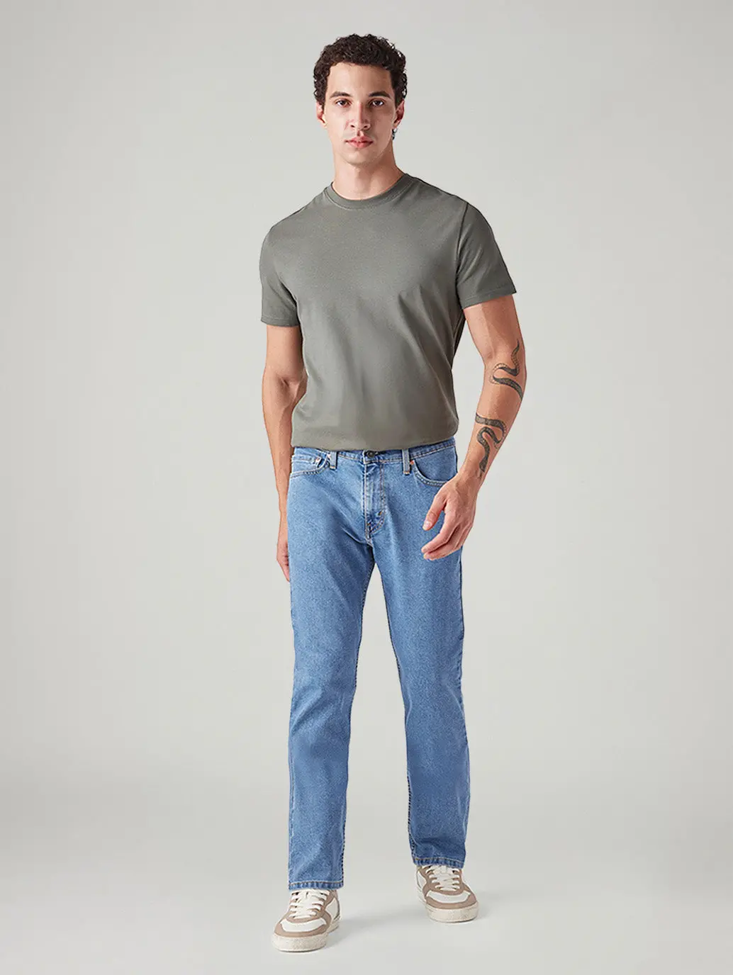 Men's 511 Light Indigo Slim Fit Mid Rise Jeans 1