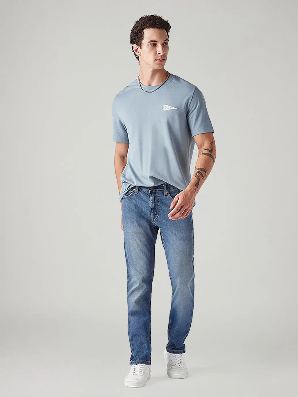 Men's 511 Med Indigo Slim Fit Mid Rise Jeans 1