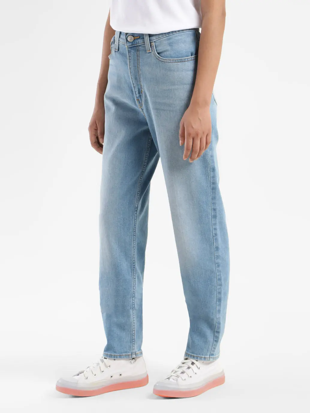 Women's Blue Mom Loose Fit High Rise Jeans 5