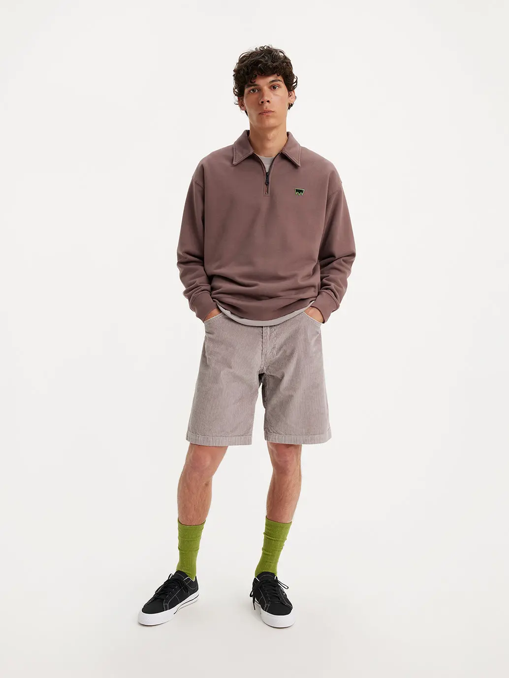 Men's Grey Slim Fit Shorts 1