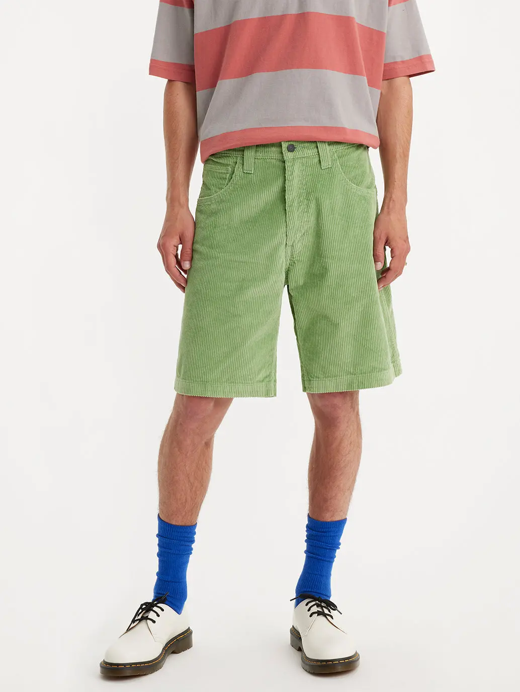 Men's Green Slim Fit Shorts 2
