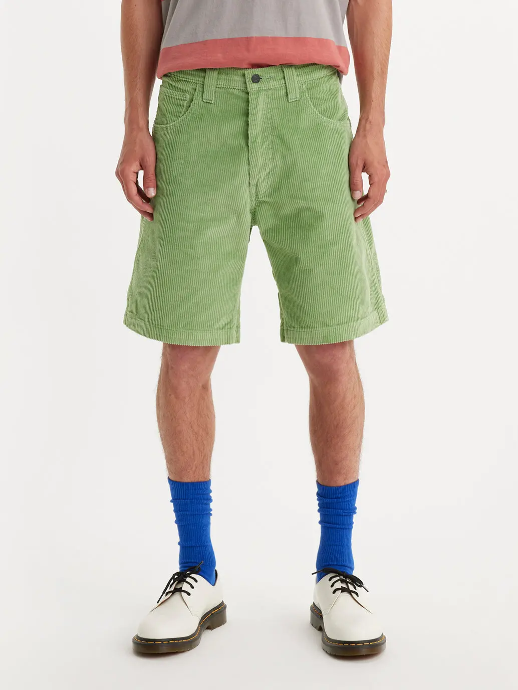 Men's Green Slim Fit Shorts 4