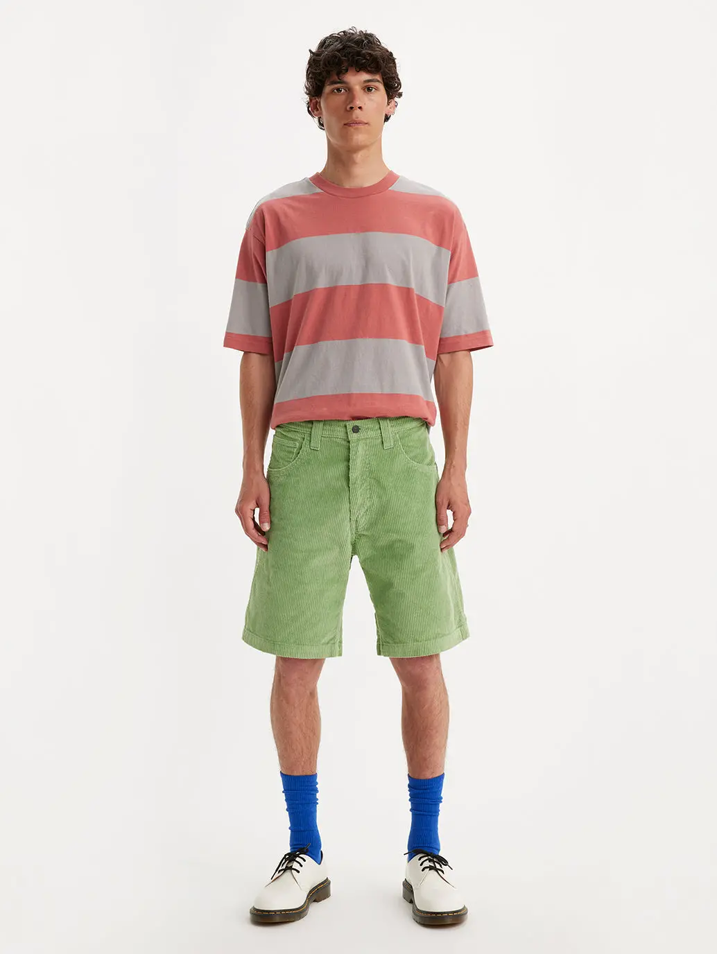 Men's Green Slim Fit Shorts 5