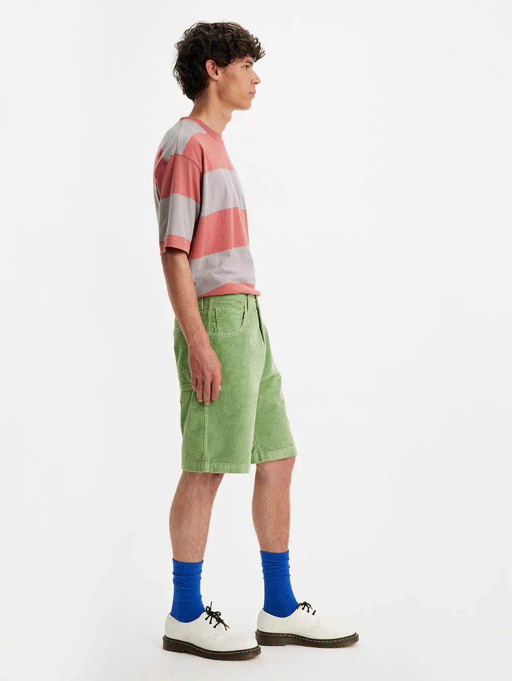 Men's Green Slim Fit Shorts 6