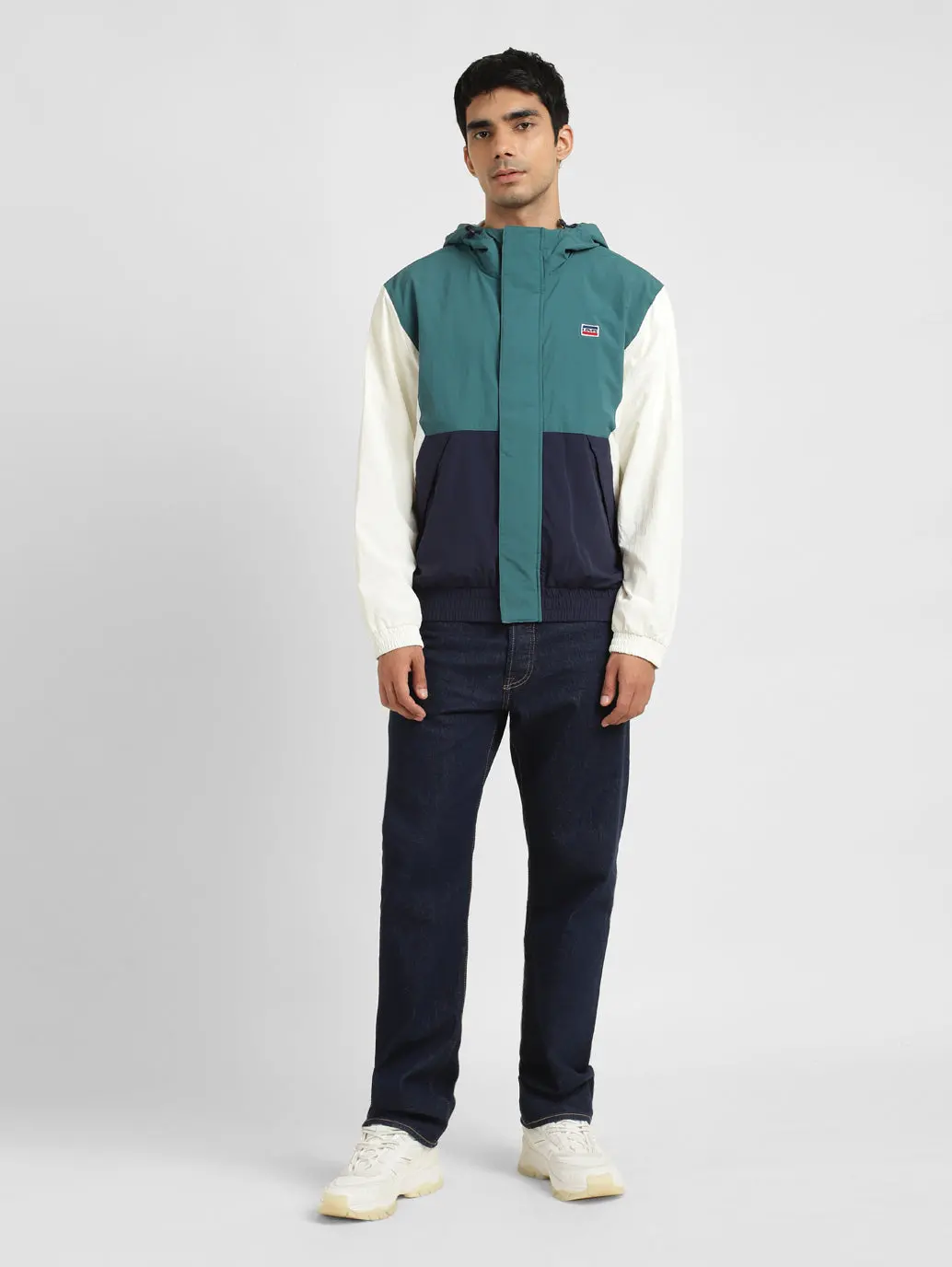Men's Colorblock Multi Hooded Tailored Jacket 1