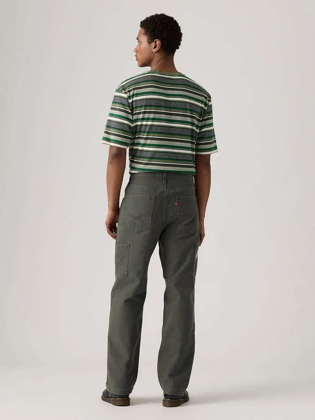 Men's 568 Green Loose Fit Mid Rise Jeans 2
