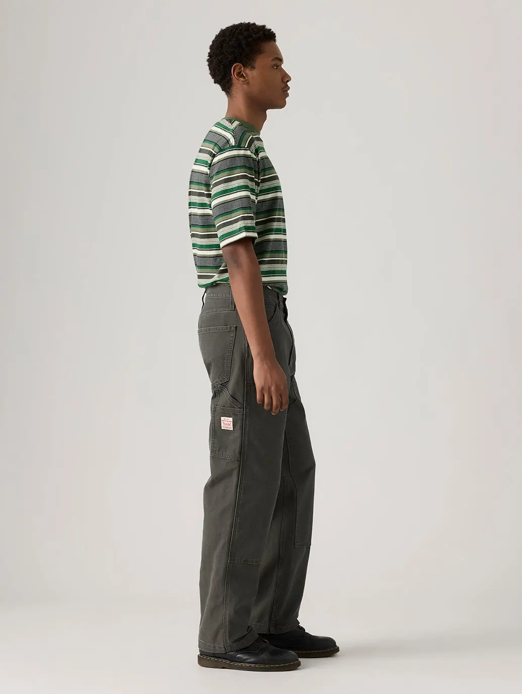 Men's 568 Green Loose Fit Mid Rise Jeans 3