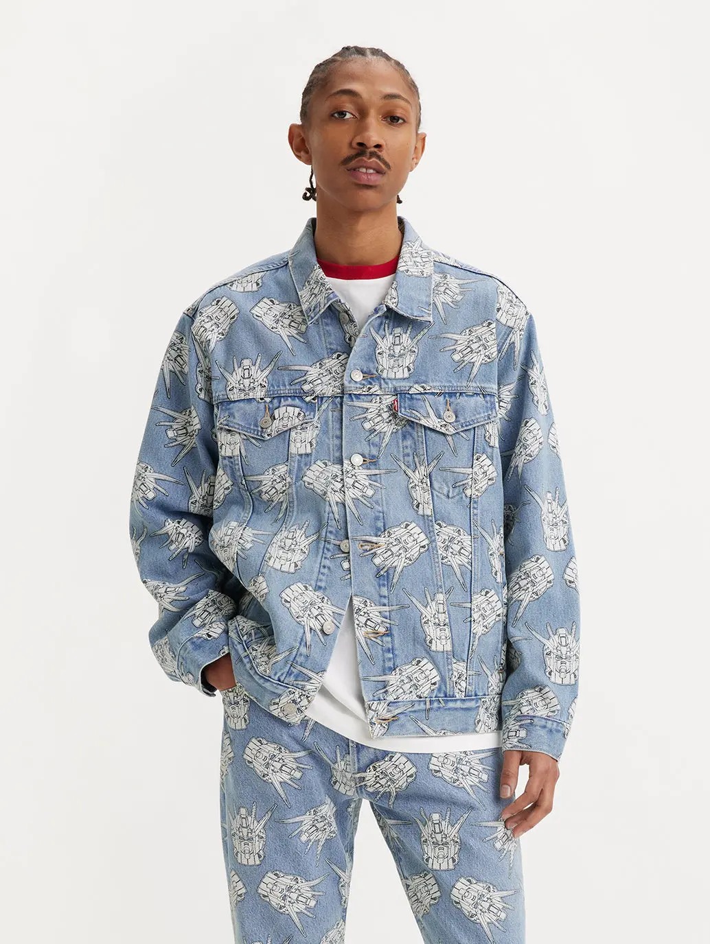 Levi's® X Gundam Seed Relaxed Trucker Jacket 1
