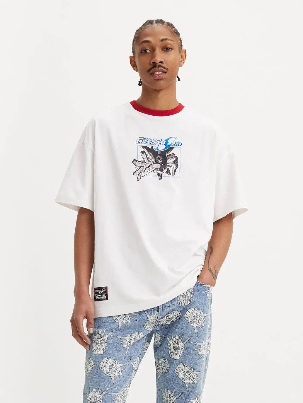 Levi's® X Gundam Seed Boxy Tee 1
