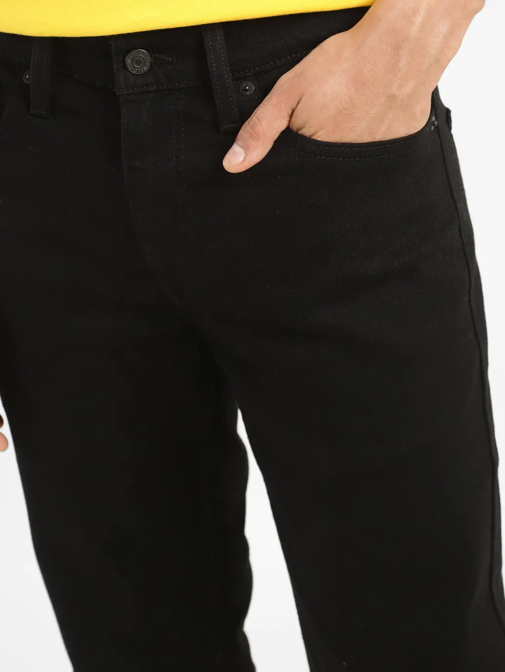 Men's 511 Black Slim Fit Mid Rise Jeans 7