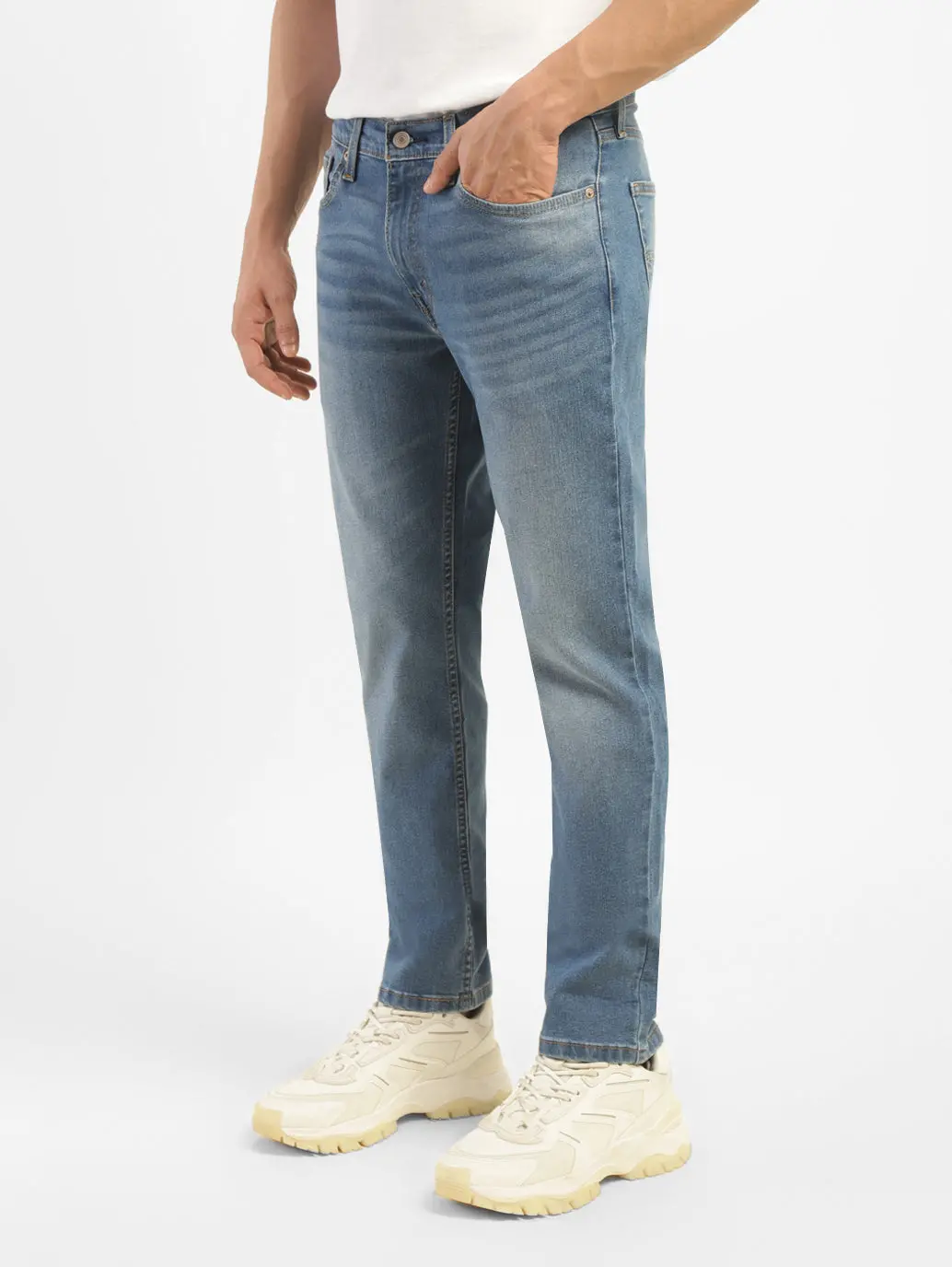 Men's 511 Blue Slim Fit Mid Rise Jeans 3