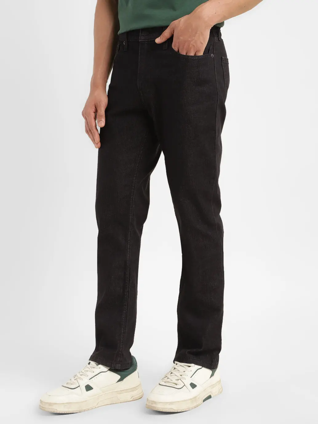Men's 511 Black Slim Fit Mid Rise Jeans 1
