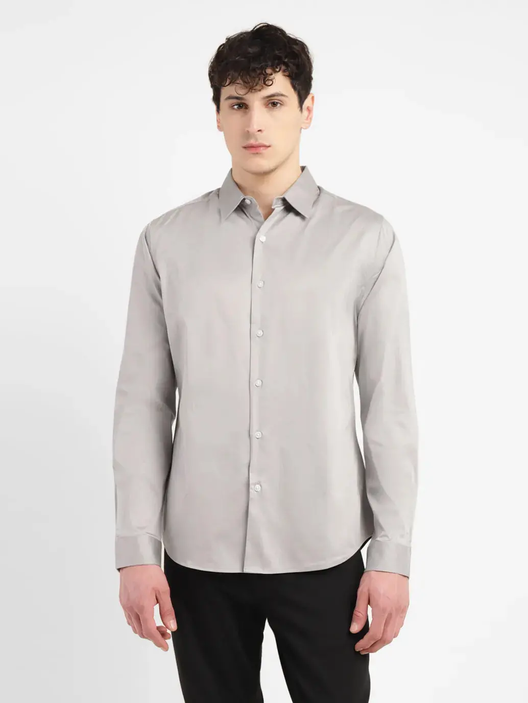 Men's Redloop Solid Slim Fit Shirt 2