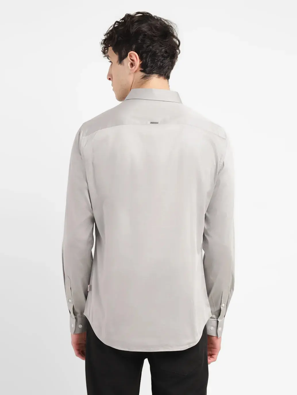 Men's Redloop Solid Slim Fit Shirt 3