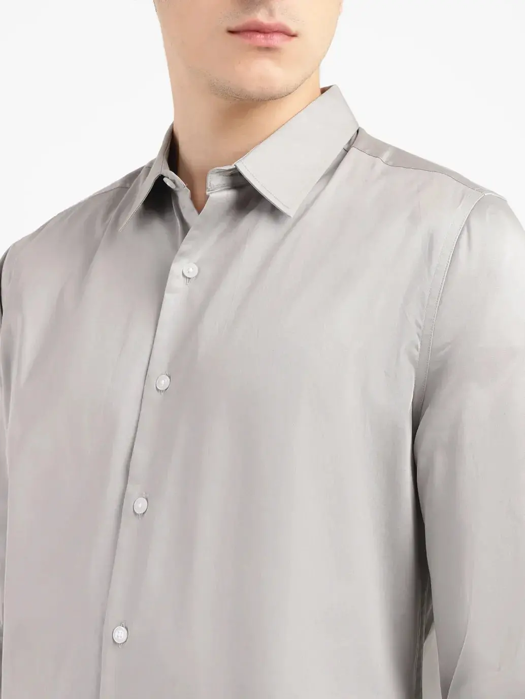 Men's Redloop Solid Slim Fit Shirt 5