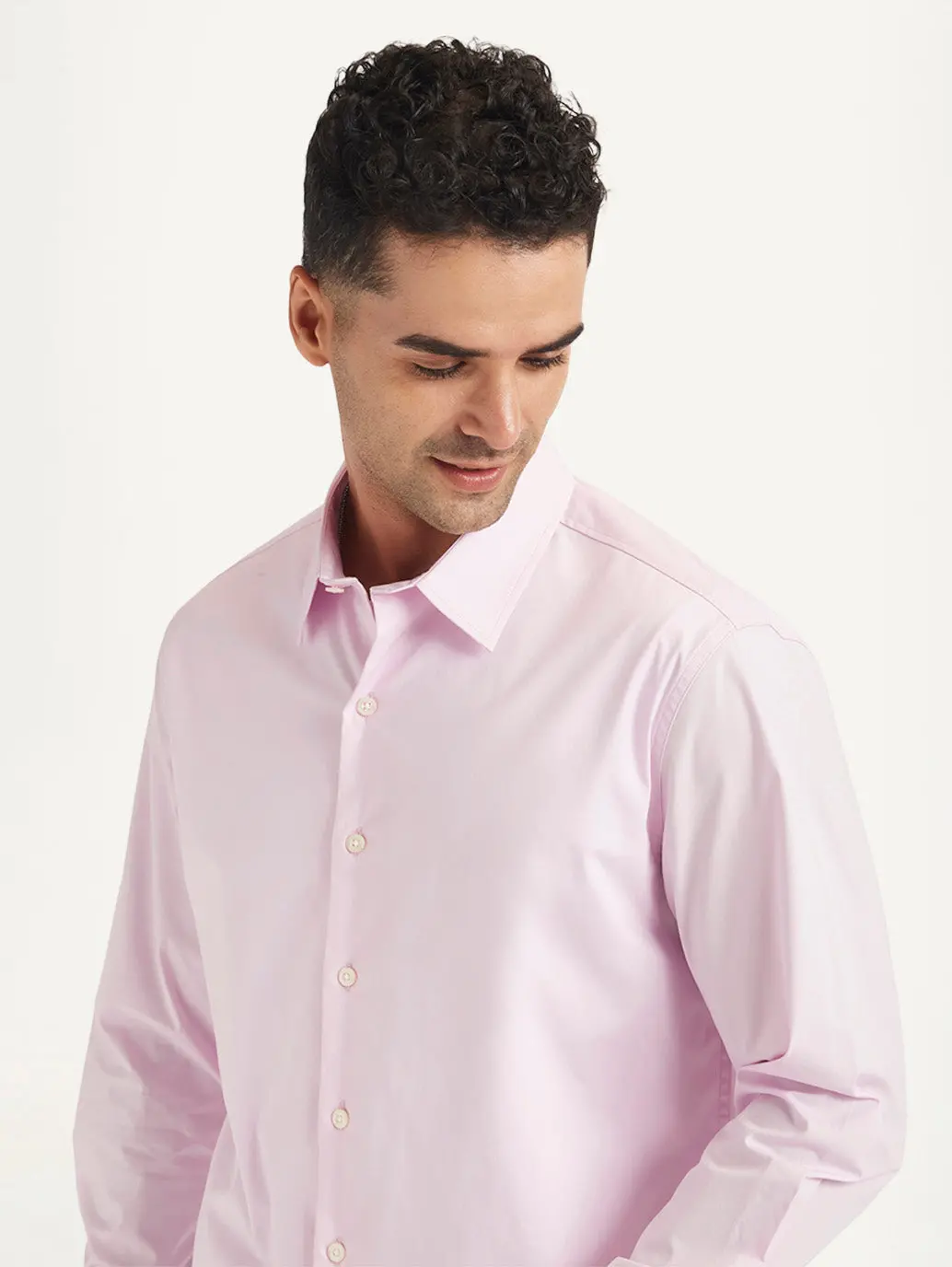 Men's Redloop Solid Slim Fit Shirt 3