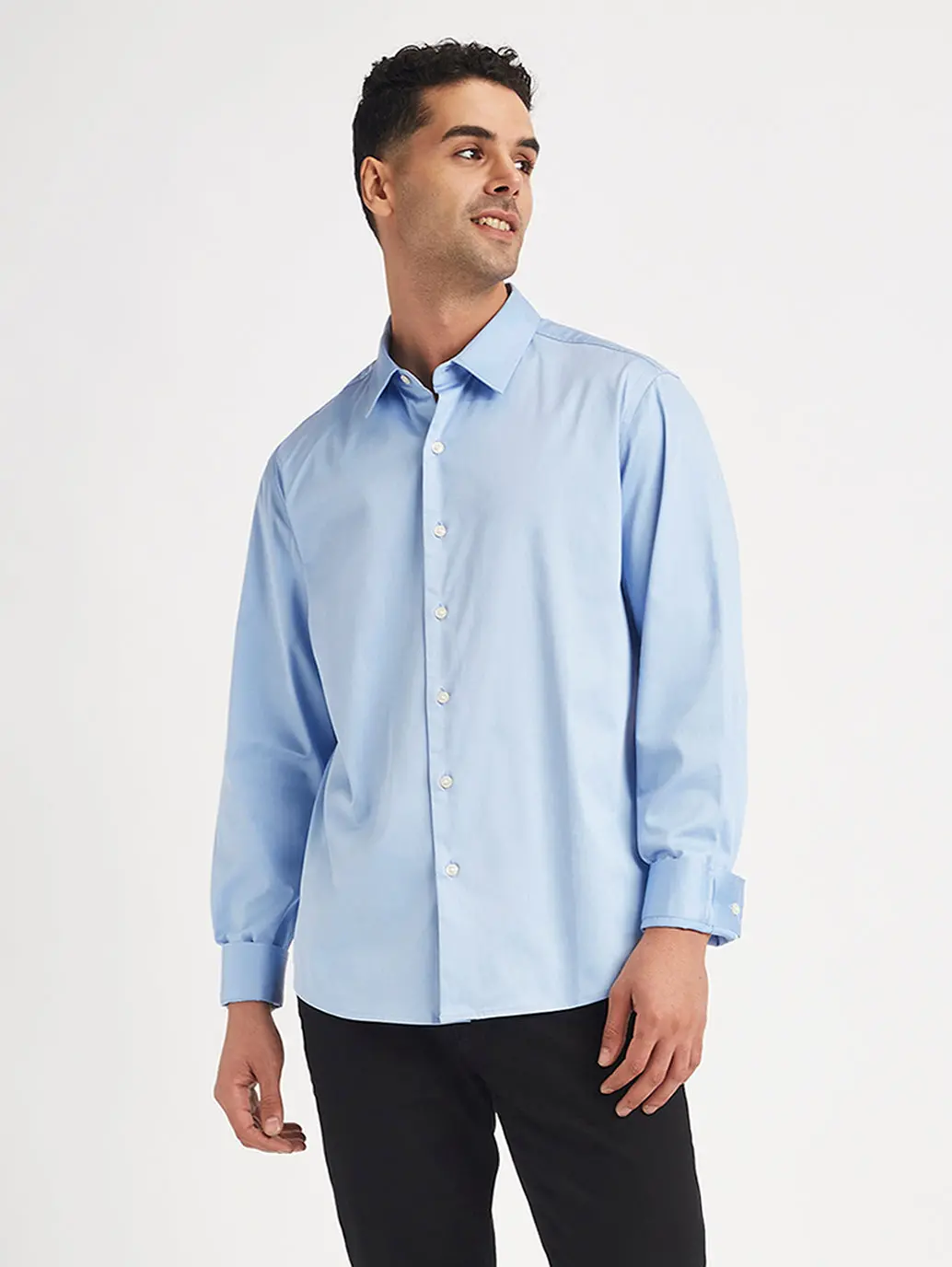 Men's Redloop Solid Slim Fit Shirt 3