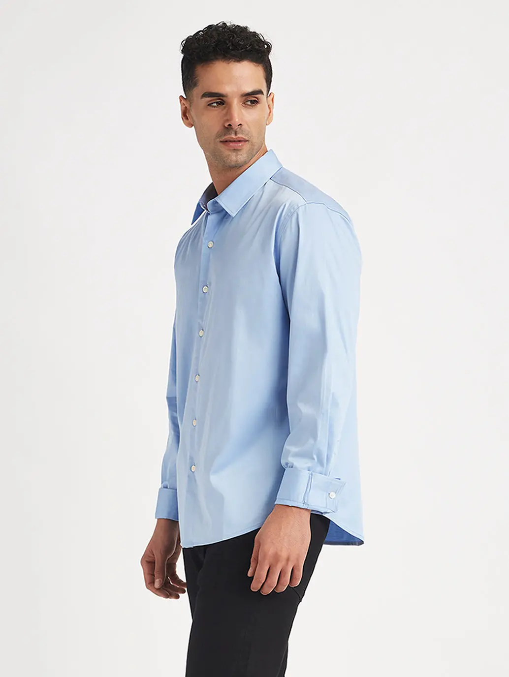Men's Redloop Solid Slim Fit Shirt 2