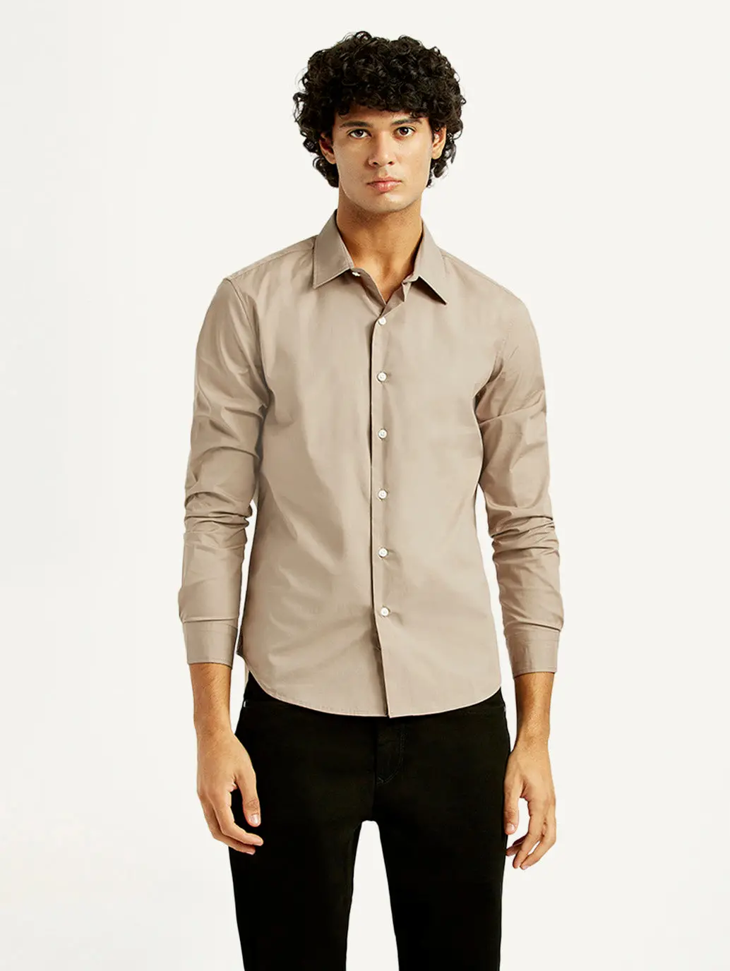 Men's Redloop Solid Slim Fit Shirt 5
