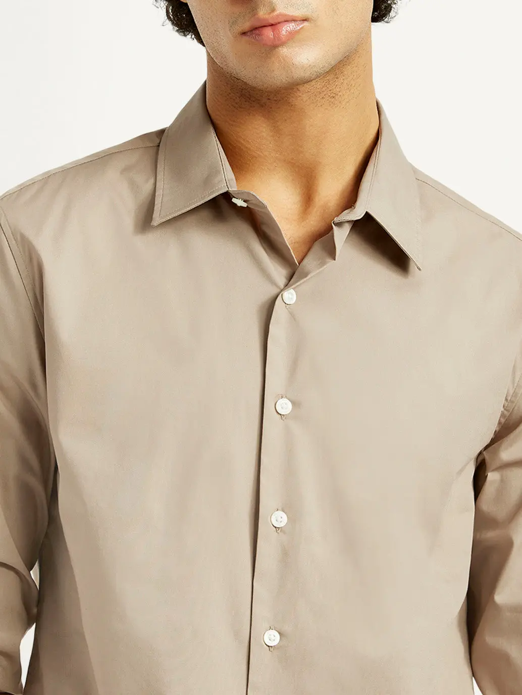 Men's Redloop Solid Slim Fit Shirt 3