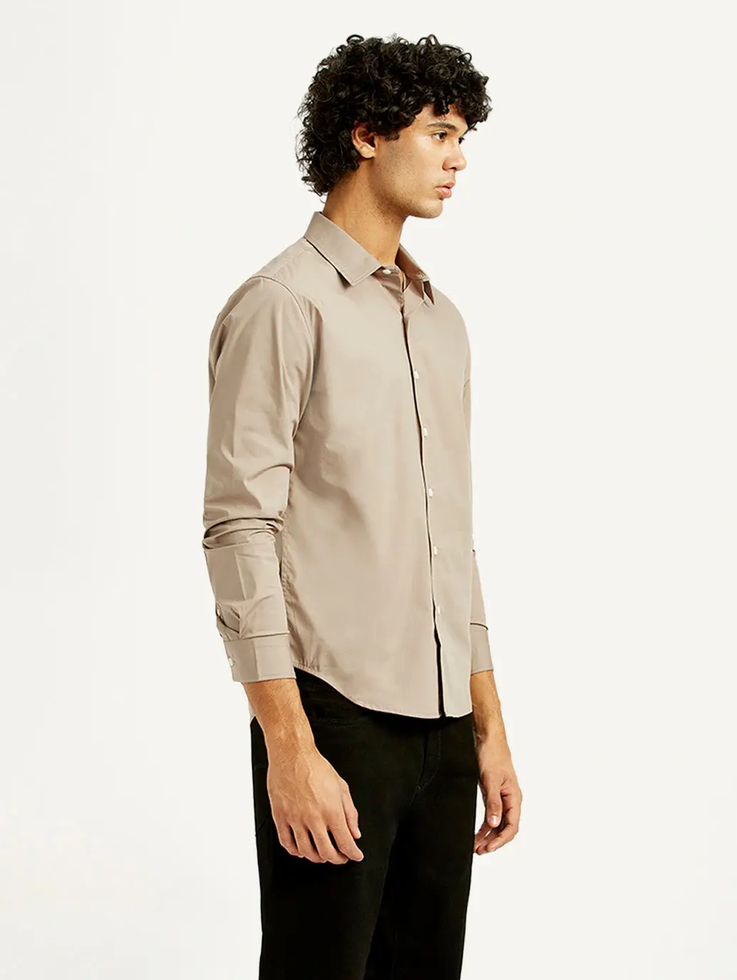 Men's Redloop Solid Slim Fit Shirt 4